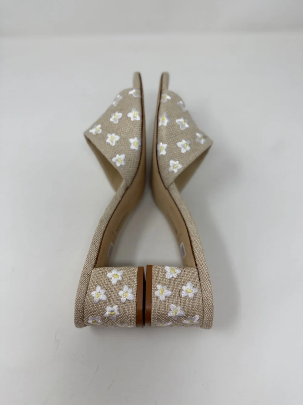 Larroude Brigitte Block Heel Slip On Sandals Sz 11 - Picture 10 of 11